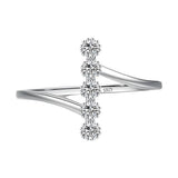 Anel de Prata Giel Com Zircônias