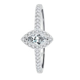 Anel Solitário em Prata Magnific Com Zircônias