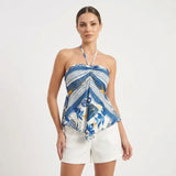 Blusa Feminia Estamapada Tropical
