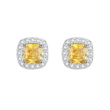 Brinco de Prata Audrey Com Zircônias