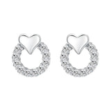 Brinco de Prata Karine Com Zircônia