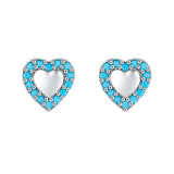 Brinco de Prata Kenza Com Turquesa