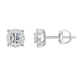 Brinco de Prata Maelle Com Moissanite