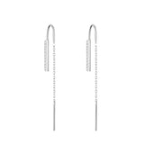 Brinco em Prata Abella Com Zircônias