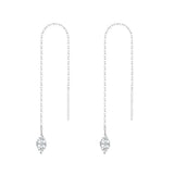 Brinco em Prata Emilie Com Zircônias