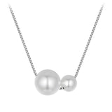 Colar de Prata Cloe Com Pérolas