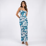 Vestido Longo Estampado Clara