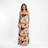 Vestido Longo Estampado Faria