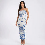 Vestido Longo Tomara Que Caia Tropical