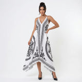 Vestido Midi Estampado Armene