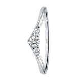 Anel de Prata Eternity Com Moissanites