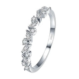 Anel de Prata Mallory Com Zircônias