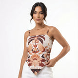 Blusa Lenço Estampada Aline