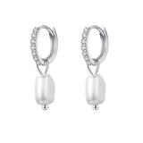 Brinco de Argola Baye Com Pérola