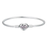 Pulseira Berloque em Prata Desi Com Zircônias