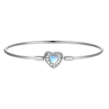 Pulseira Berloque em Prata France Com Moonstone