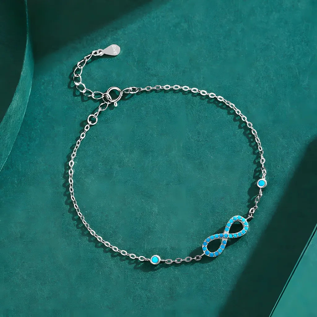 pulseira-de-prata-infinity-com-turquesa-foto-de-cima