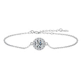 Pulseira de Prata Justine Com Zircônias