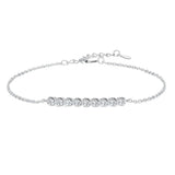 Pulseira de Prata Lucille Com Moissanites