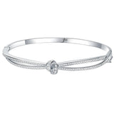 Pulseira de Prata Muguet Com Zircônias