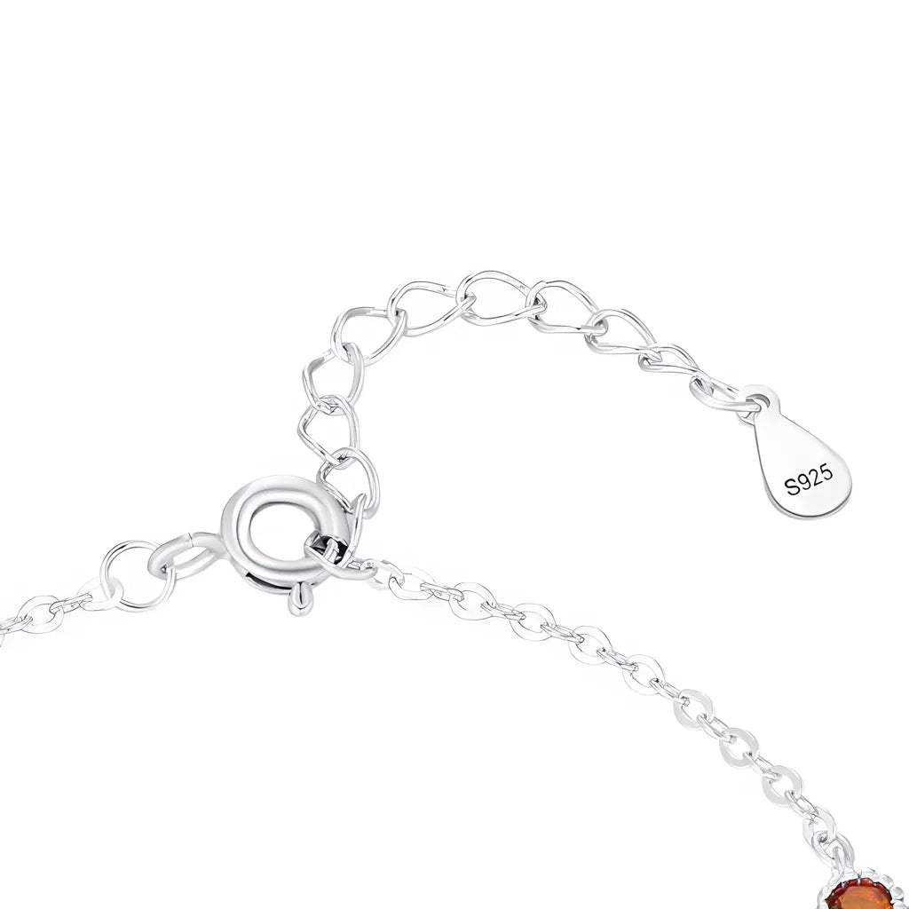 pulseira-de-prata-trevo-com-zirconia-colorida-foto-detalhe-da-prata-925