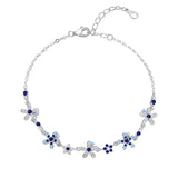 Pulseira em Prata Hilaire Com Zircônia