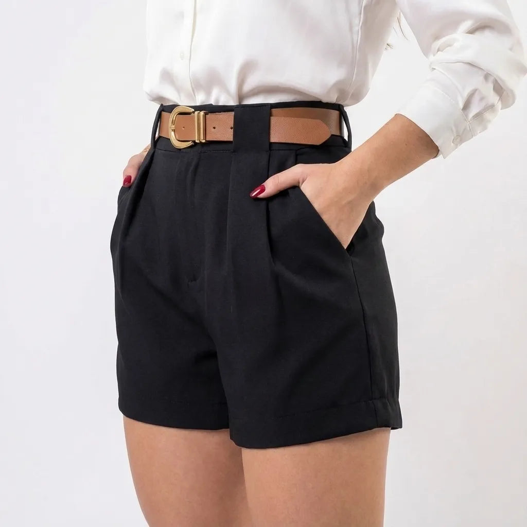 short-alfaiataria-feminino-com-cinto-liana-lado-perto