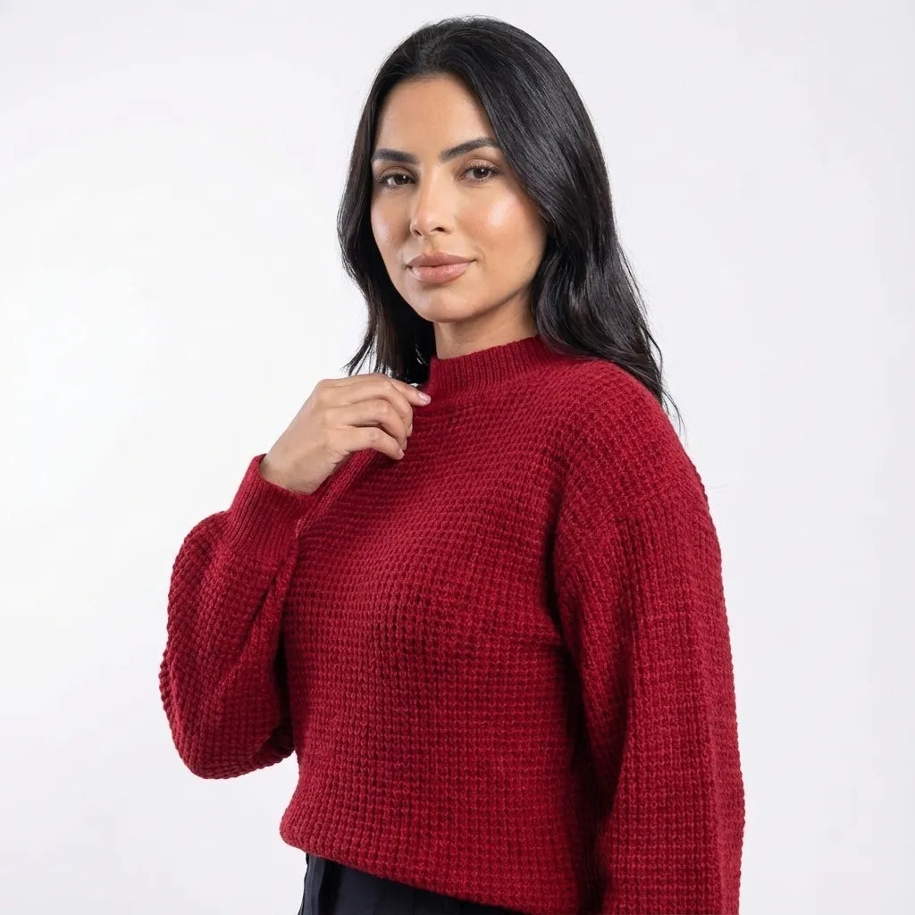 sueter-feminino-em-trico-com-manga-bufante-cereja-lado-perto