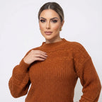 sueter-feminino-em-trico-com-manga-bufante-eliz-frente-perto