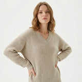 Suéter Feminino em Tricô Manga Bufante Armine