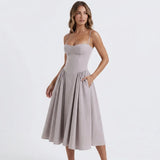 Vestido Corset Midi Gisele