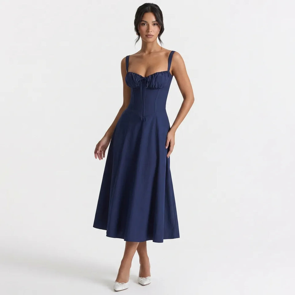 vestido-corset-midi-navy-frente