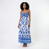 Vestido Longo Estampado Diana