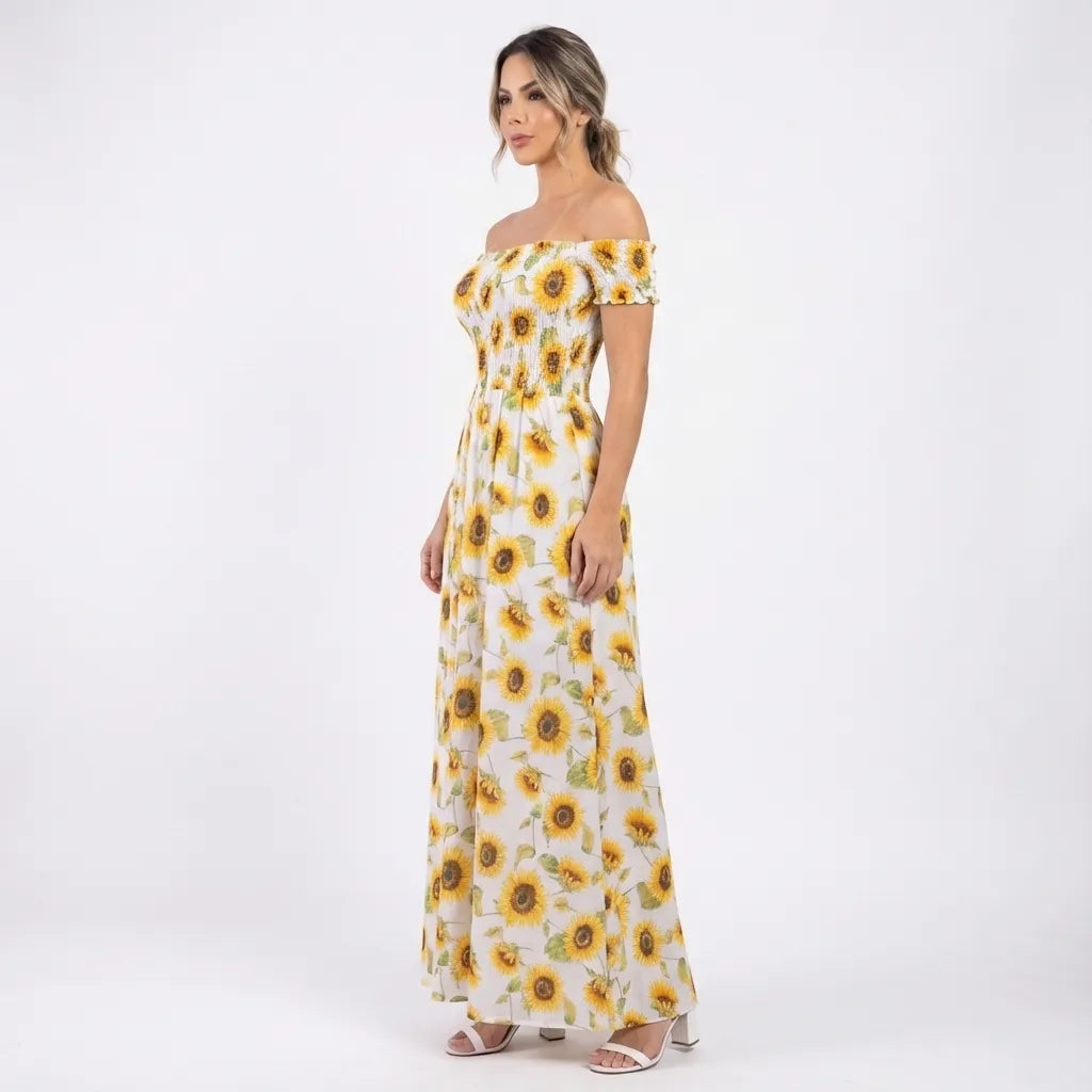 vestido-longo-florido-girassol-lado