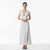 Vestido Midi Poá Maelle